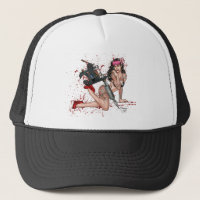 Chapéu Tattooed da menina