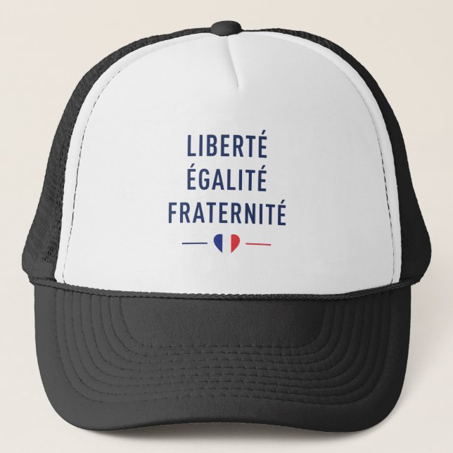 Boné Chapéu Tricolor Francês Liberté Égalité Fraternité (Frente)