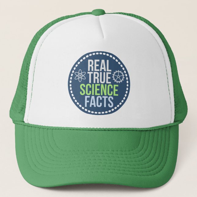 Boné Chapéu verdadeiro real dos fatos da ciência (Frente)