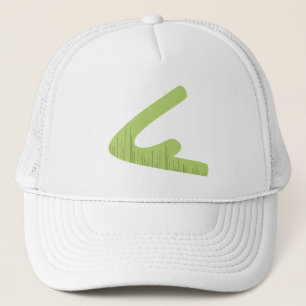 Boné Chapéu verde do camionista do logotipo