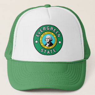 Boné Chapéu verde do estado de Washington