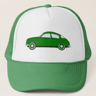 Boné chapéu verde do saab 96