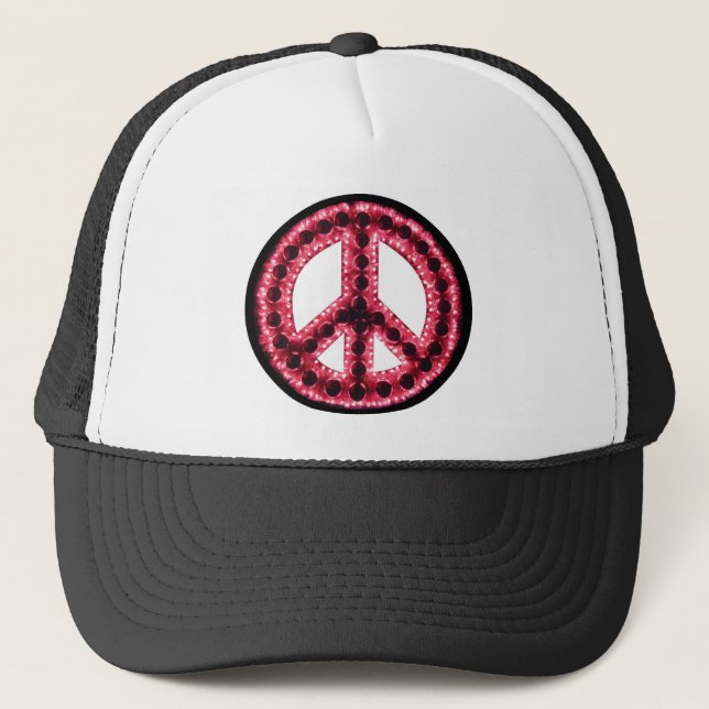 Boné chapéu vermelho da paz (Frente)