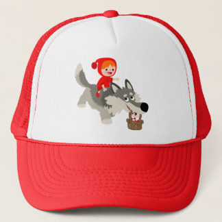 Boné Chapéu Vermelho e Chapéu do Lobo