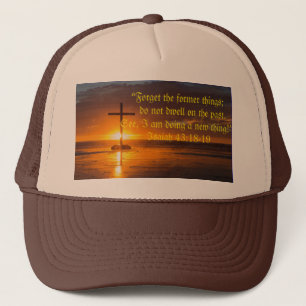 Boné Chapéu verso bíblia (Isaiah 43:18-19)