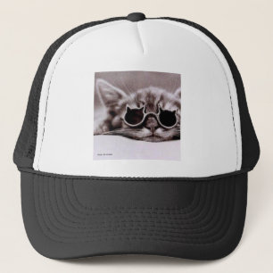 Boné Chapéu vivo do camionista do gato o mais fresco