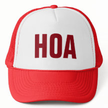 Chapéu voluntário/oficial de HOA