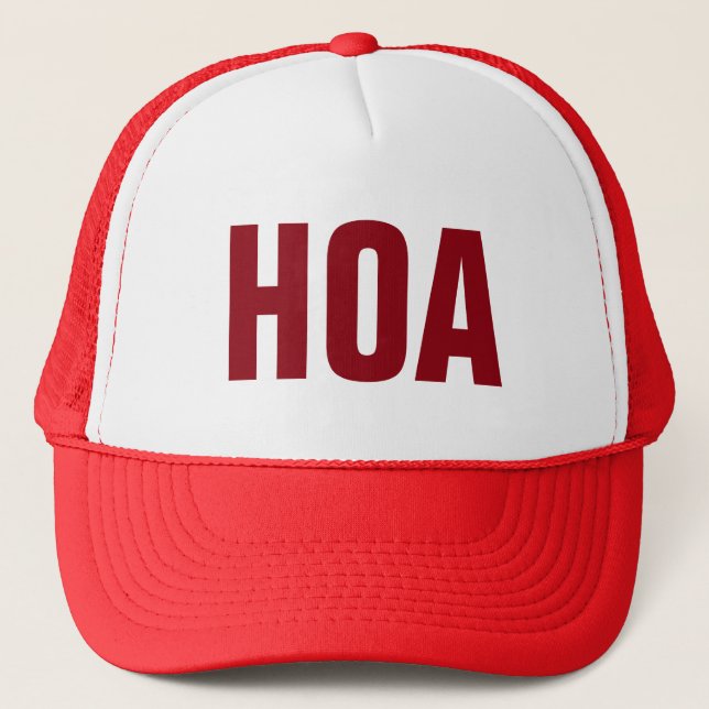 Boné Chapéu voluntário/oficial de HOA (Frente)