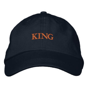 Boné Chapéus Bordados KING Homens Mulheres Com Pala Tex