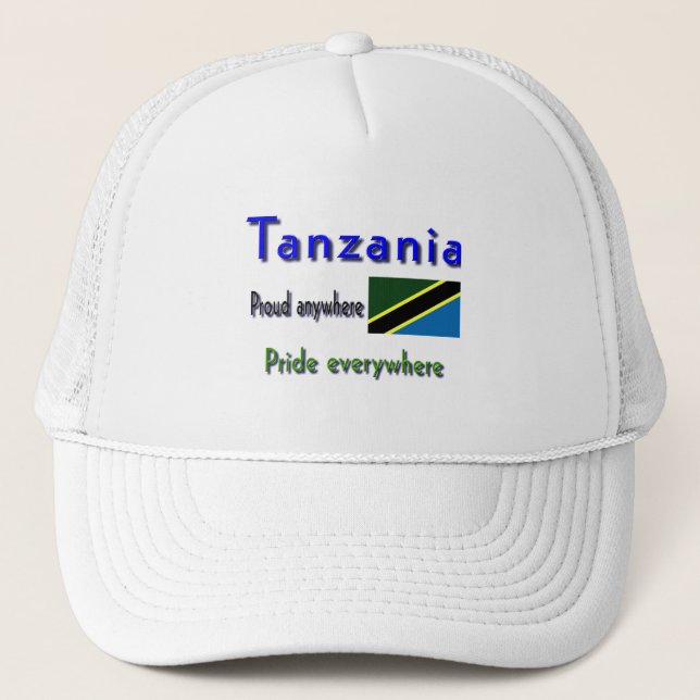 Boné Chapéus de caminhoneiro da Tanzânia (Frente)