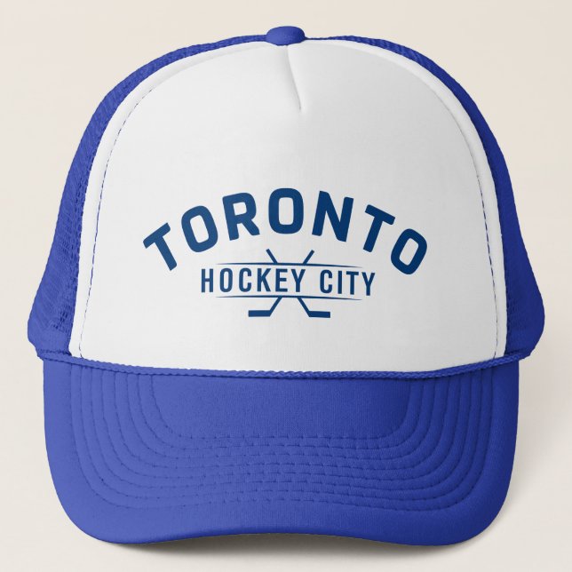 Boné Chapéus de Caminhoneiro de Toronto Hockey (Frente)