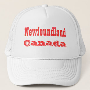 Boné Chapéus de caminhoneiros do Canadá na Terra Nova