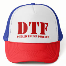 Chapéus de DTF Donald Trump para sempre
