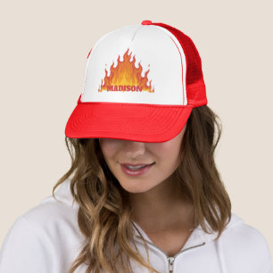 Boné Chapéus de FIRE de nome personalizado