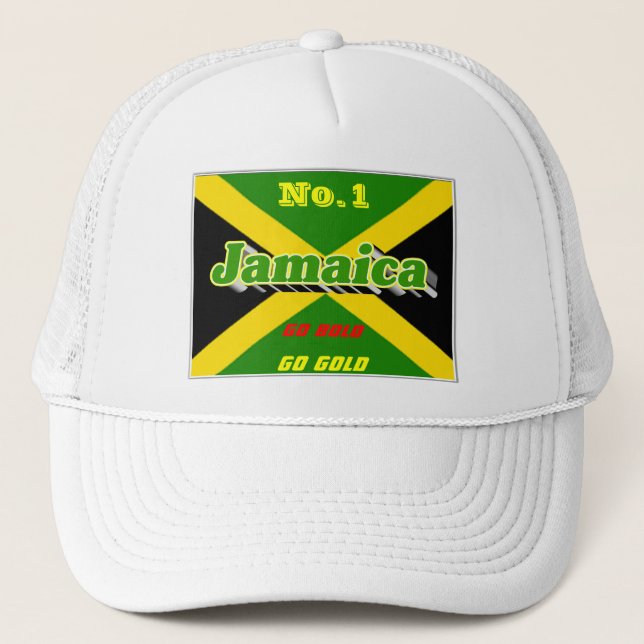 Boné Chapéus de Jogos Olímpicos da Jamaica (Frente)