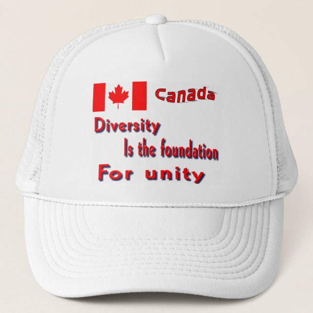 Boné chapéus de malha canadenses (Frente)