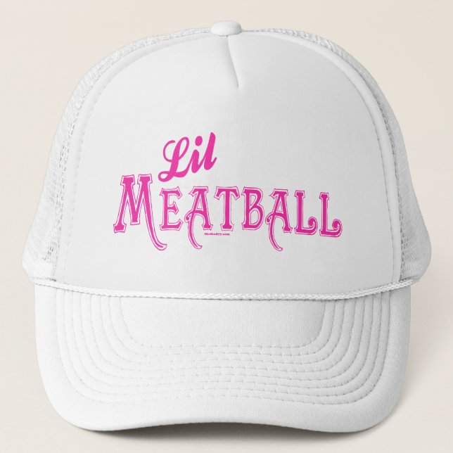 Boné Chapéus do Meatball de Lil (Frente)