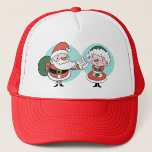 Boné Chapéus do papai noel & da Sra. Claus