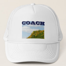 Boné Chapéus esportivos da COACH Baseball no céu azul