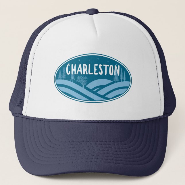 Boné Charleston West Virginia ao Ar Livre (Frente)