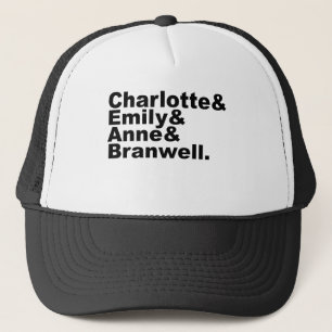 Boné Charlotte Emily Anne Branwell   Irmãos Bronte