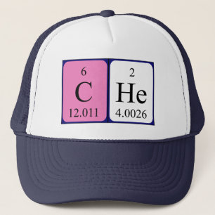 Boné Che periodic table name hat