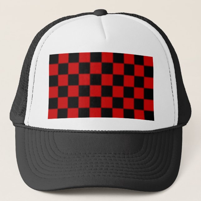 Boné Checker Pattern Hat (Frente)