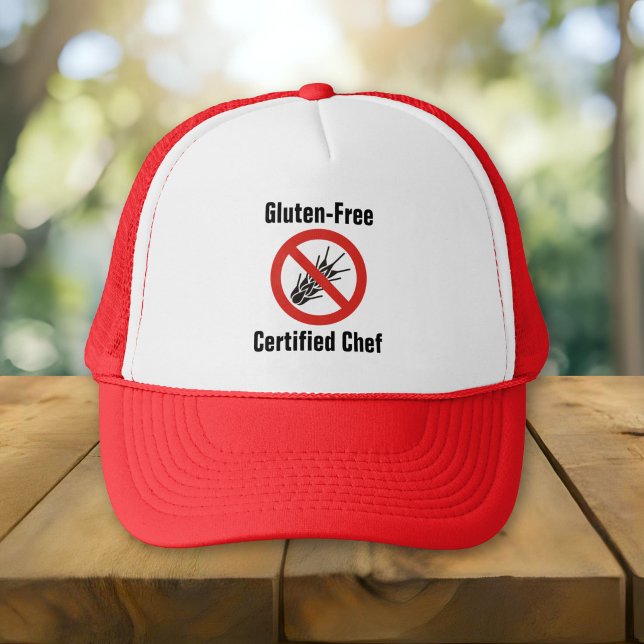 Boné Chef Certificado Sem Glúten (Criador carregado)