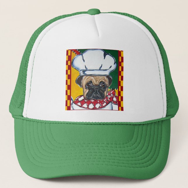 Boné Chef Pug (Frente)