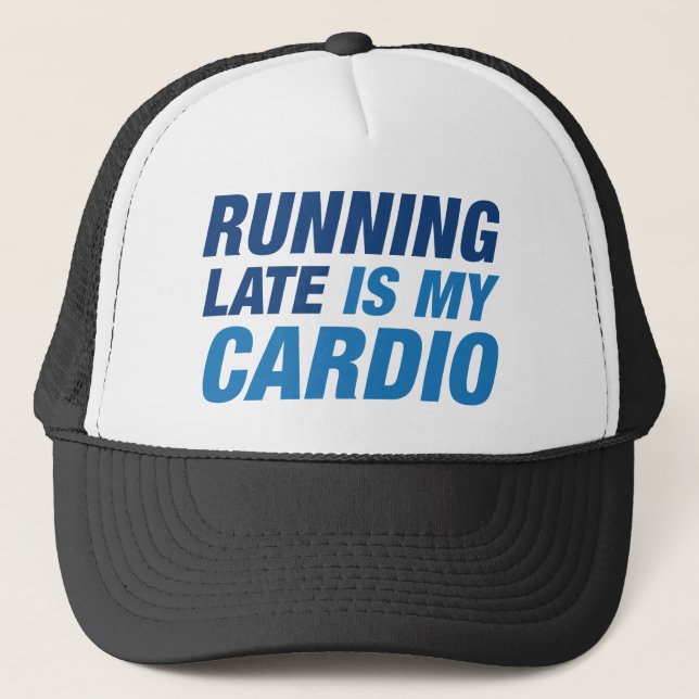 Boné Chegando Atrasado É Meu Cardio (Frente)