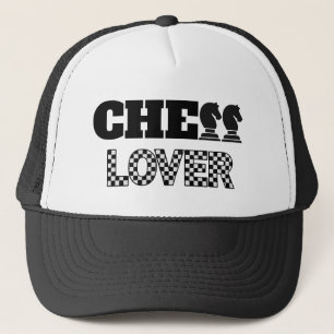 Boné Chess Lover Black Knights Criativo Jogo Único