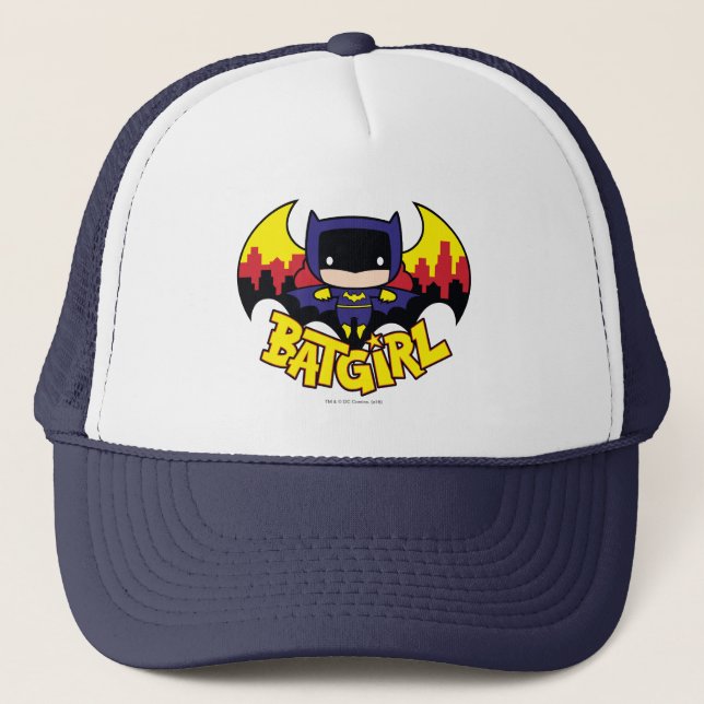 Boné Chibi Batgirl Com Skyline & Logo Gotham (Frente)