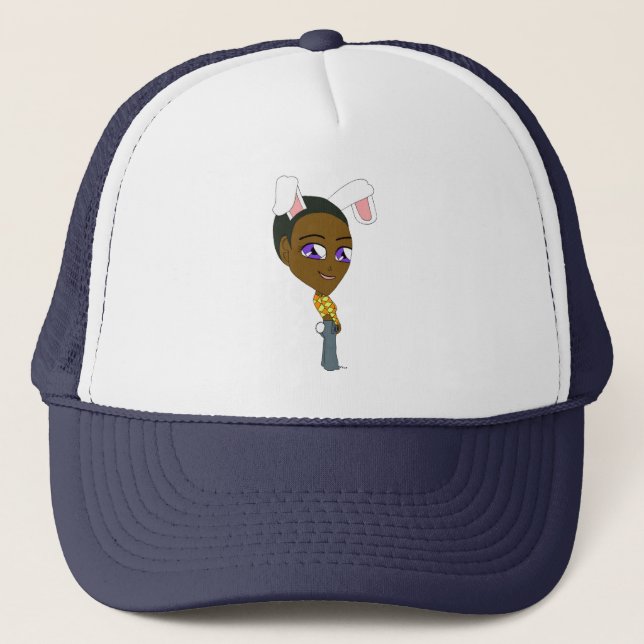 Boné chibi menina coelho   (Frente)
