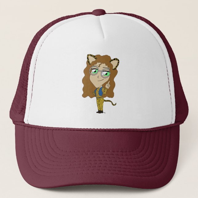 Boné chibi menina-gato  (Frente)