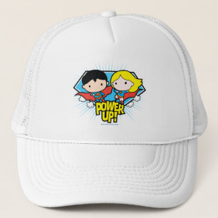 Boné Chibi Superman e Chibi Supergirl Ligam!