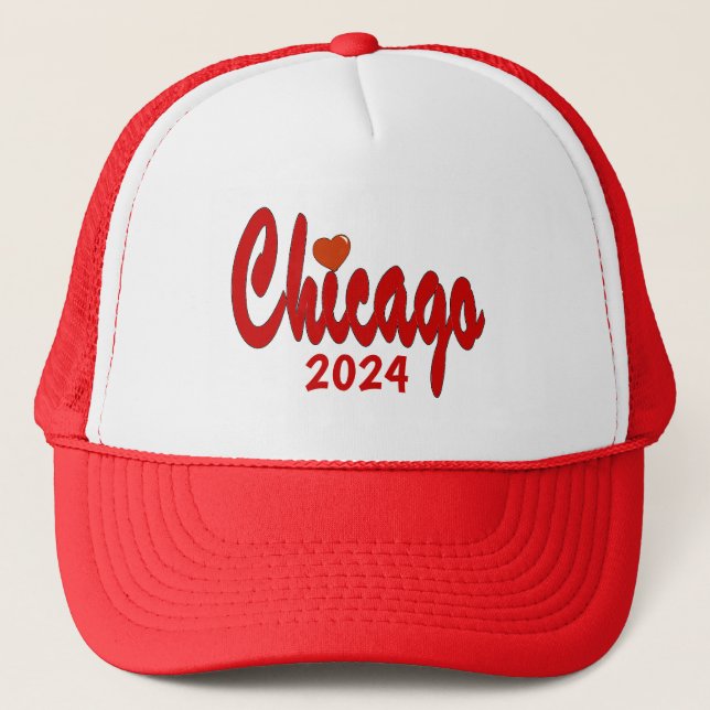 Boné Chicago com coração (Frente)