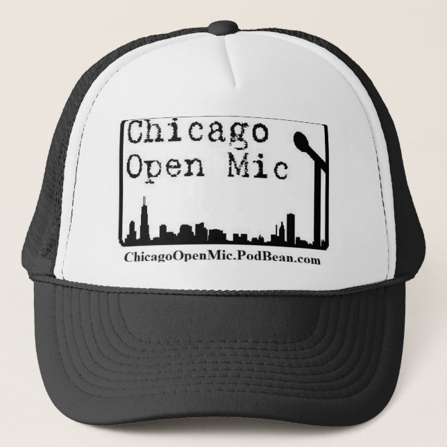 Boné Chicago Mic aberto (Frente)