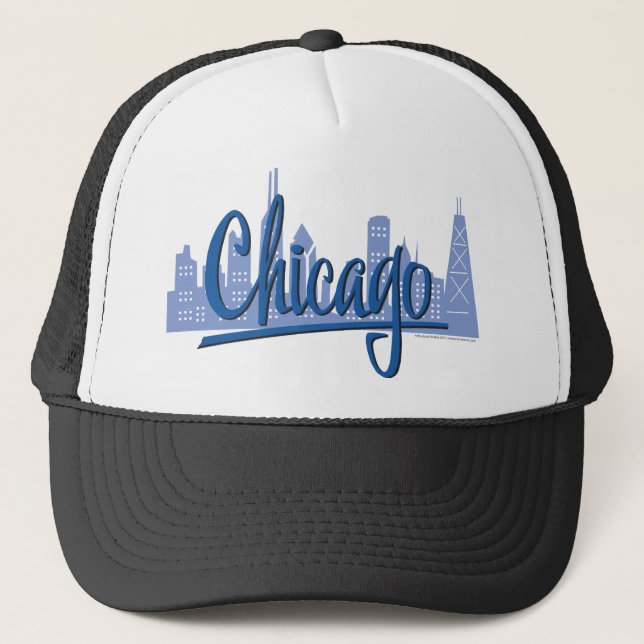 Boné Chicago Windy City Skyline (Frente)