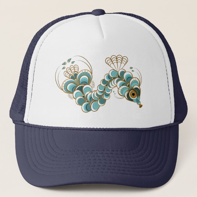 Boné Chimera - Peacock Seacavalo Trucker Hat (12 cores) (Frente)