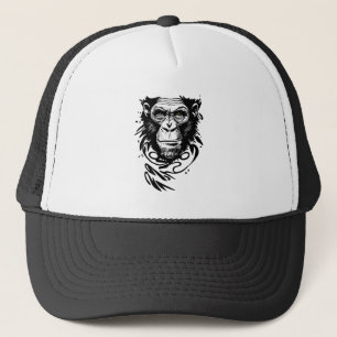 Boné Chimpanzé Ape Natureza Selvagem Animal Ilustração