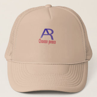 Boné Choose Peace Beige Cap – Minimal Inspirational 