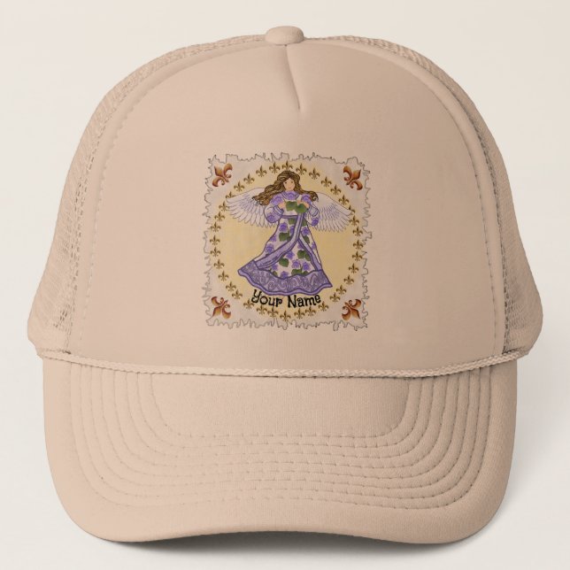 Boné Christian Violets Angel Trucker Hat (Frente)