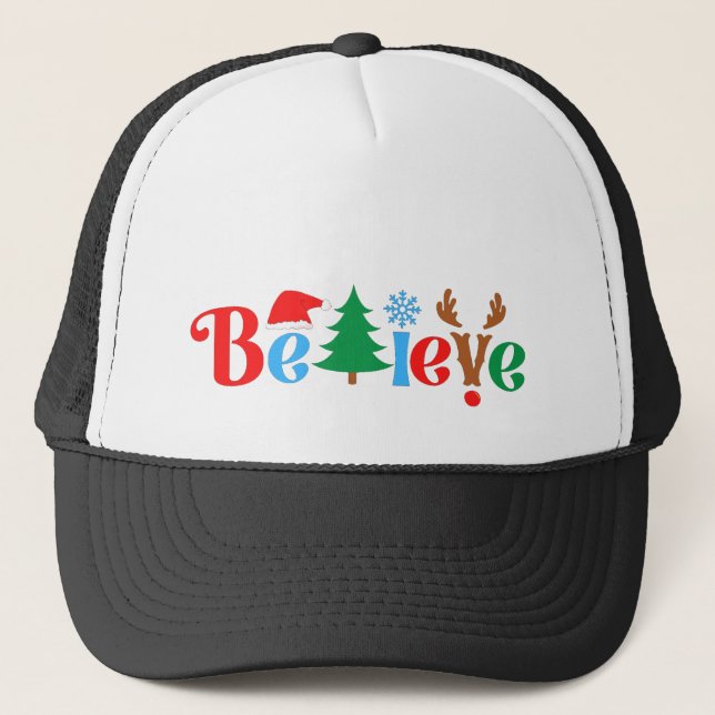 Boné Christmas Believe (Frente)