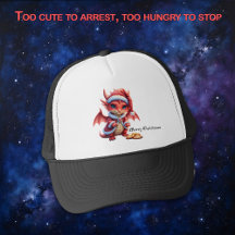 Christmas dragon, too cute to arrest, 