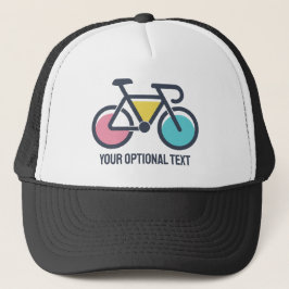 Boné Ciclo de Texto Personalizado