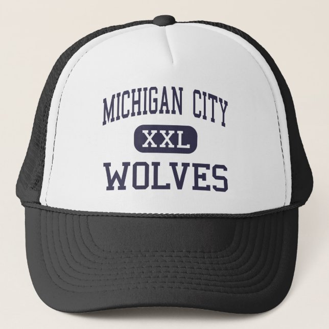 Boné Cidade de Michigan - lobos - alta - cidade de (Frente)