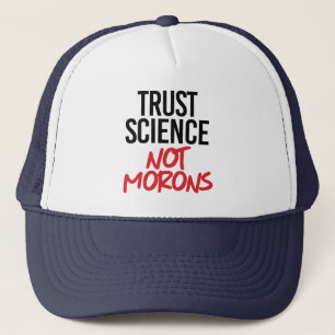 Boné Ciência Confiante Não Morons