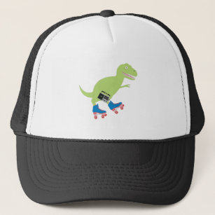 Boné Cilindro do Dinossauro, Rastreando, segurando rádi