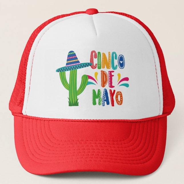 Boné Cinco De Mayo Trucker Hat (Frente)