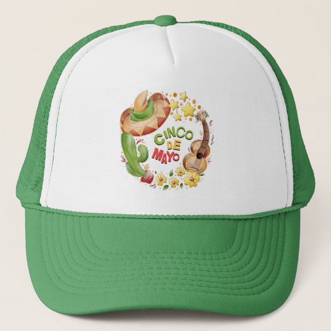 Boné Cinco De Mayo Trucker Hat (Frente)